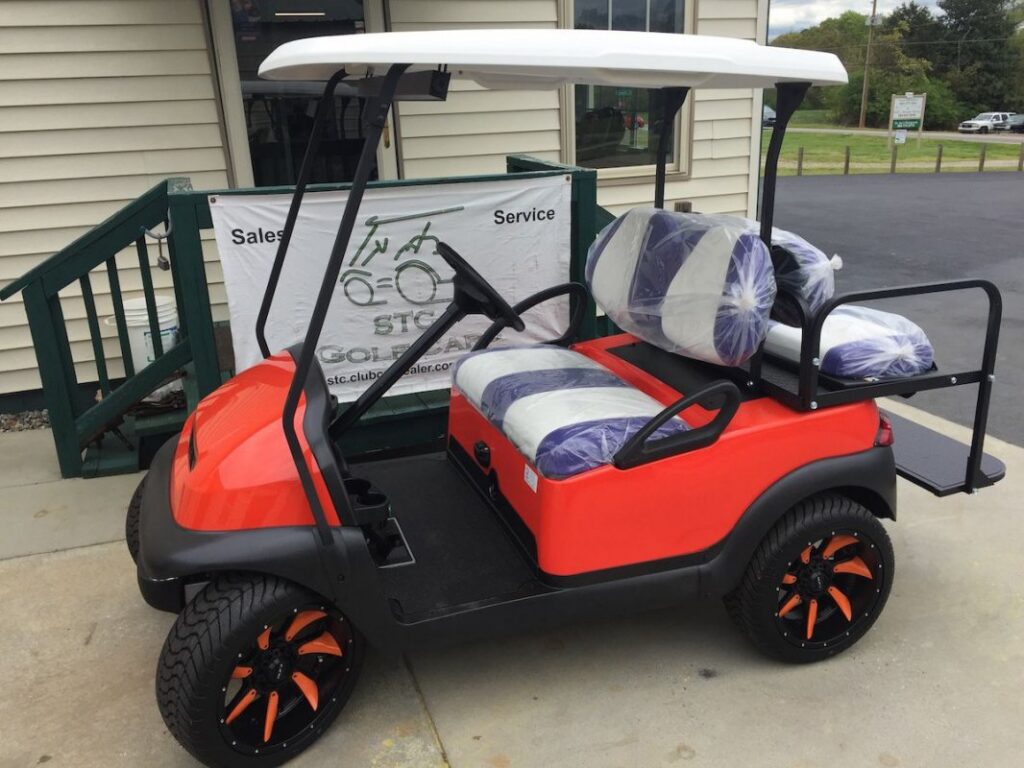 Custom golf cart build by STC Golf Cars