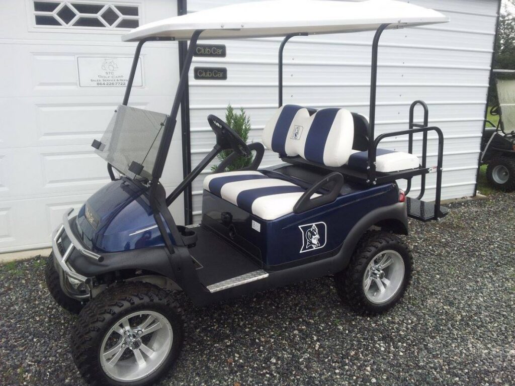 Custom golf cart build by STC Golf Cars