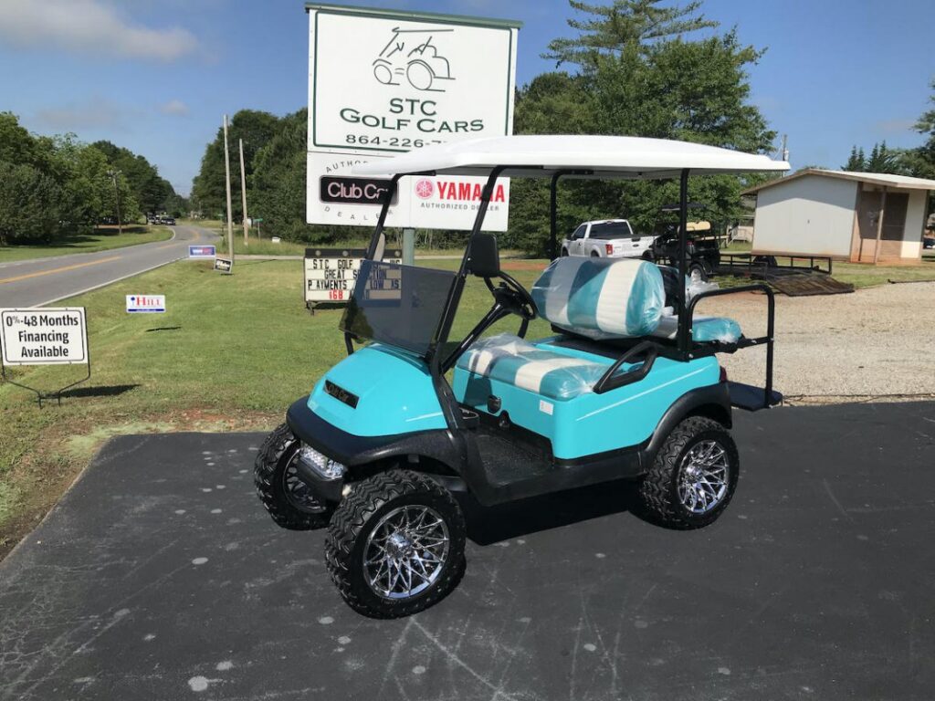 Custom golf cart build by STC Golf Cars